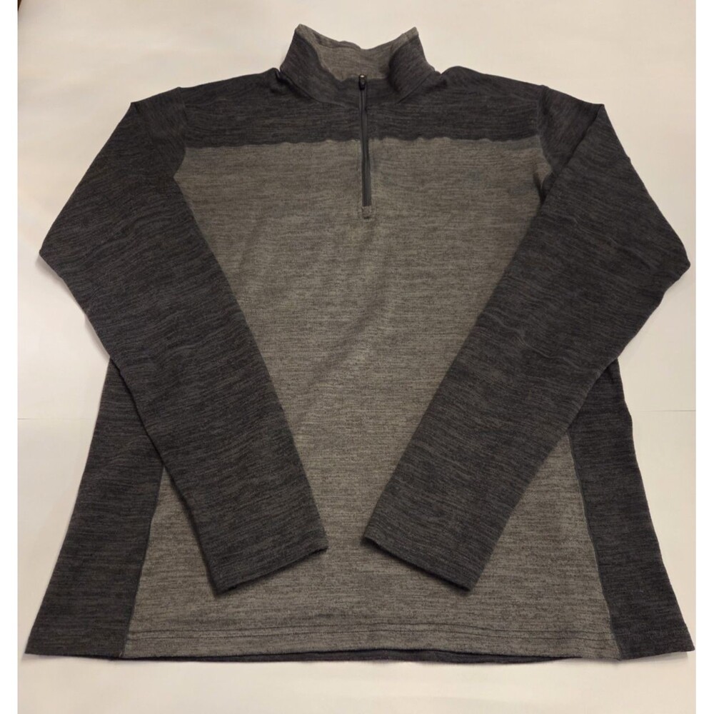 Kuhl Ryzer 1/4 Zip Pullover Mens Large Gray Performance Sweater Stretch Outdoor